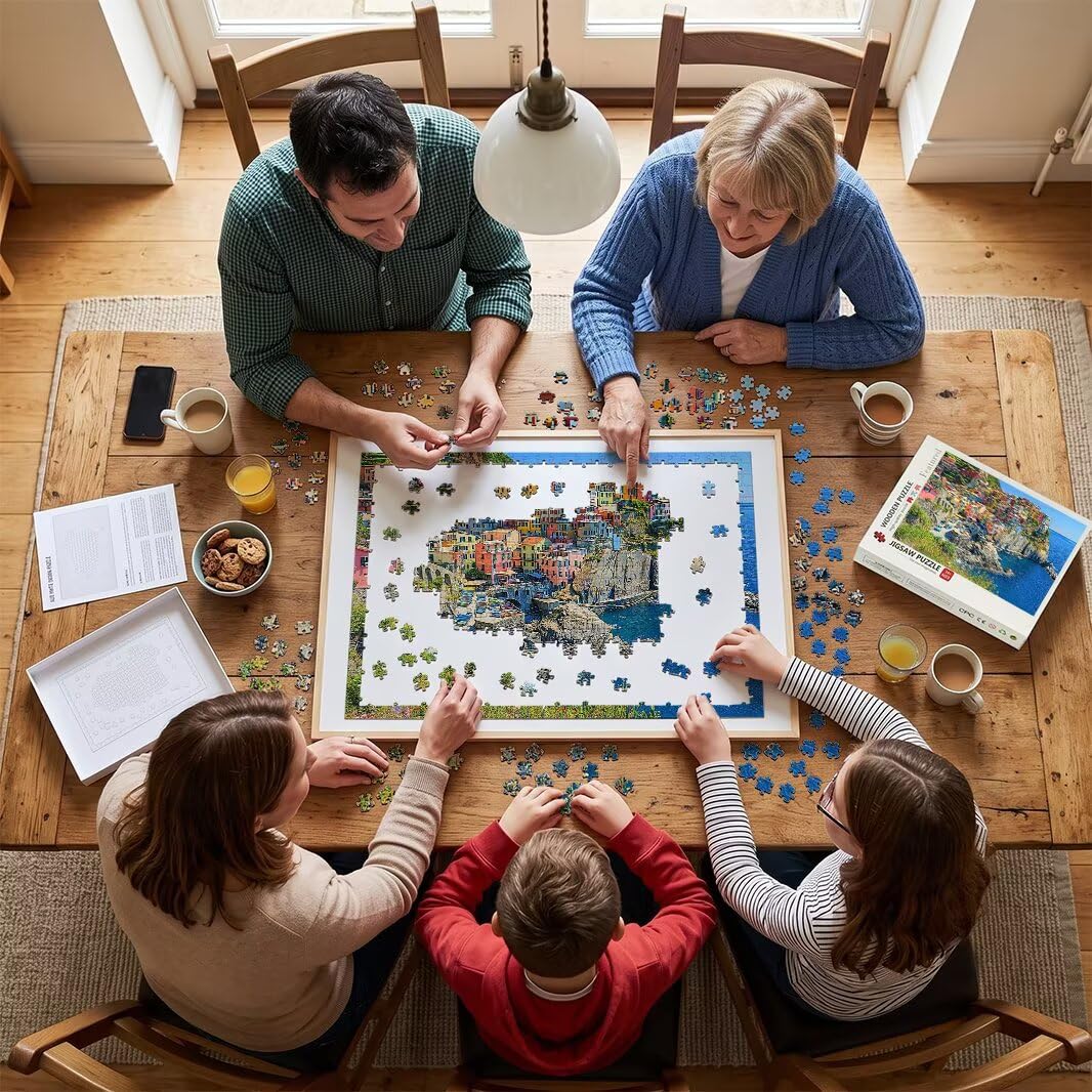 Puzzle 1500 Pezzi, Puzzle Italia per Adulti, 87x57cm, Compact Box -4480