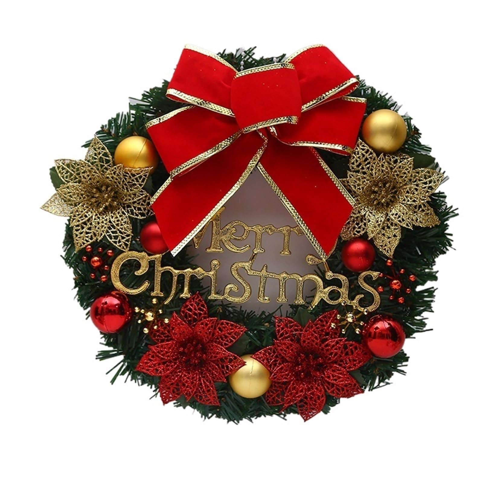 Wreaths Wreath Decoration Garland Front Door Window Pendant Ornament Party Supplies(Style 2)