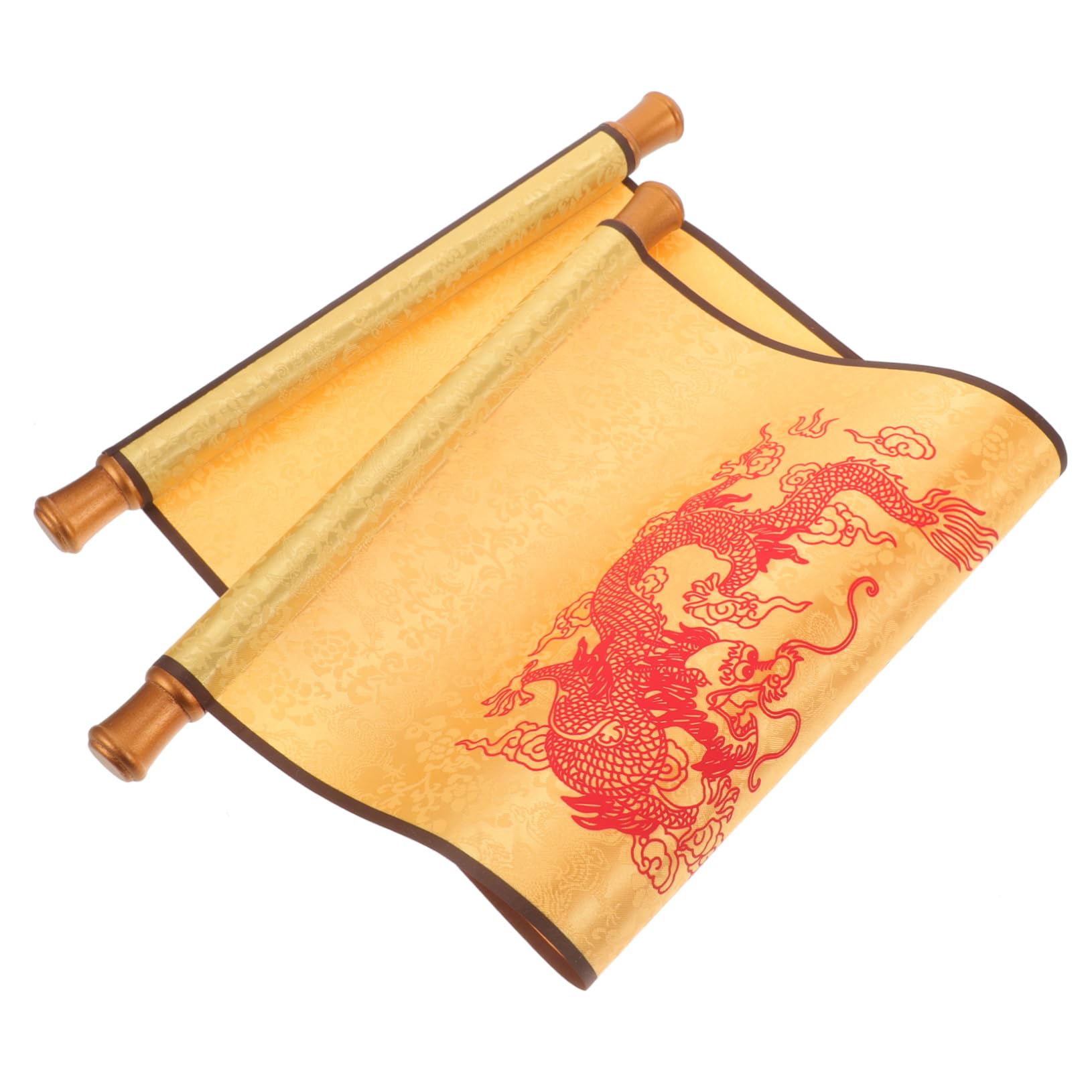 Amosfun 5 Piezas Pergamino Imperial decoración Fiesta pergamino asiático Desplazamiento para Cosplay Rollos del Antiguo Chino pergamino de Estilo Chino Tela de Seda