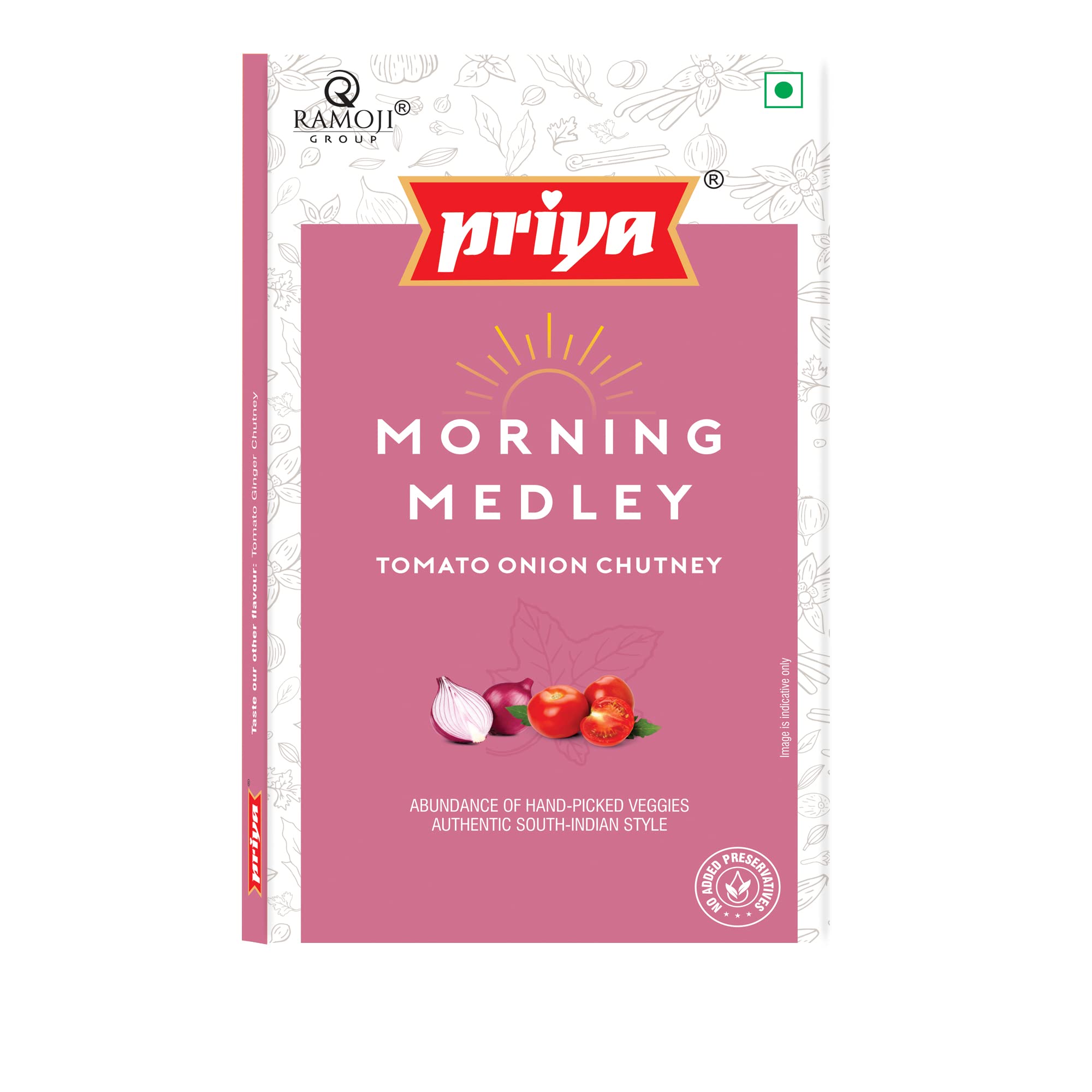 Priya Tomato Onion Chutney/Roti Pachadi, 100gm (Pack of 4) - I Total 400gm I Tamatar Kanda/Pyaaz Chutney - Homemade | Fresh | Tangy | South Indian Chutney (B09W2K9LWN) Amazon Price History, Amazon Price Tracker