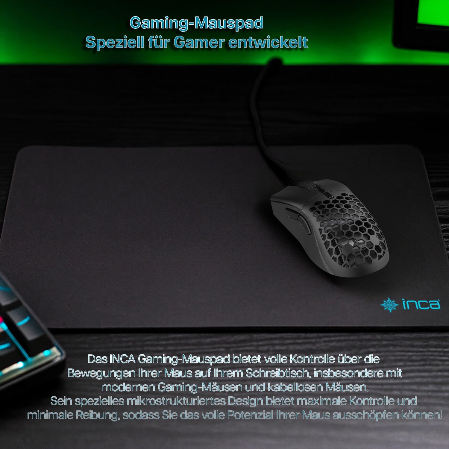 INCA IMP-020 270x350x3mm Medıum Gamıng Mouse Pad