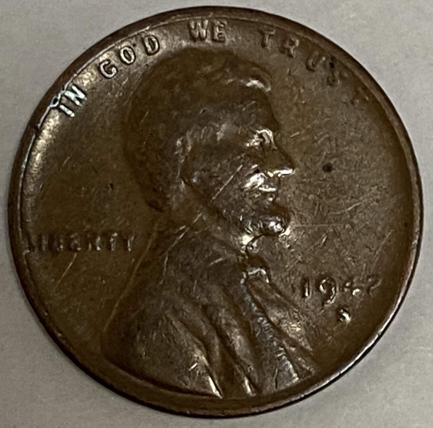 1942 S Lincoln Wheat Penny Average Circulated Good to Fine