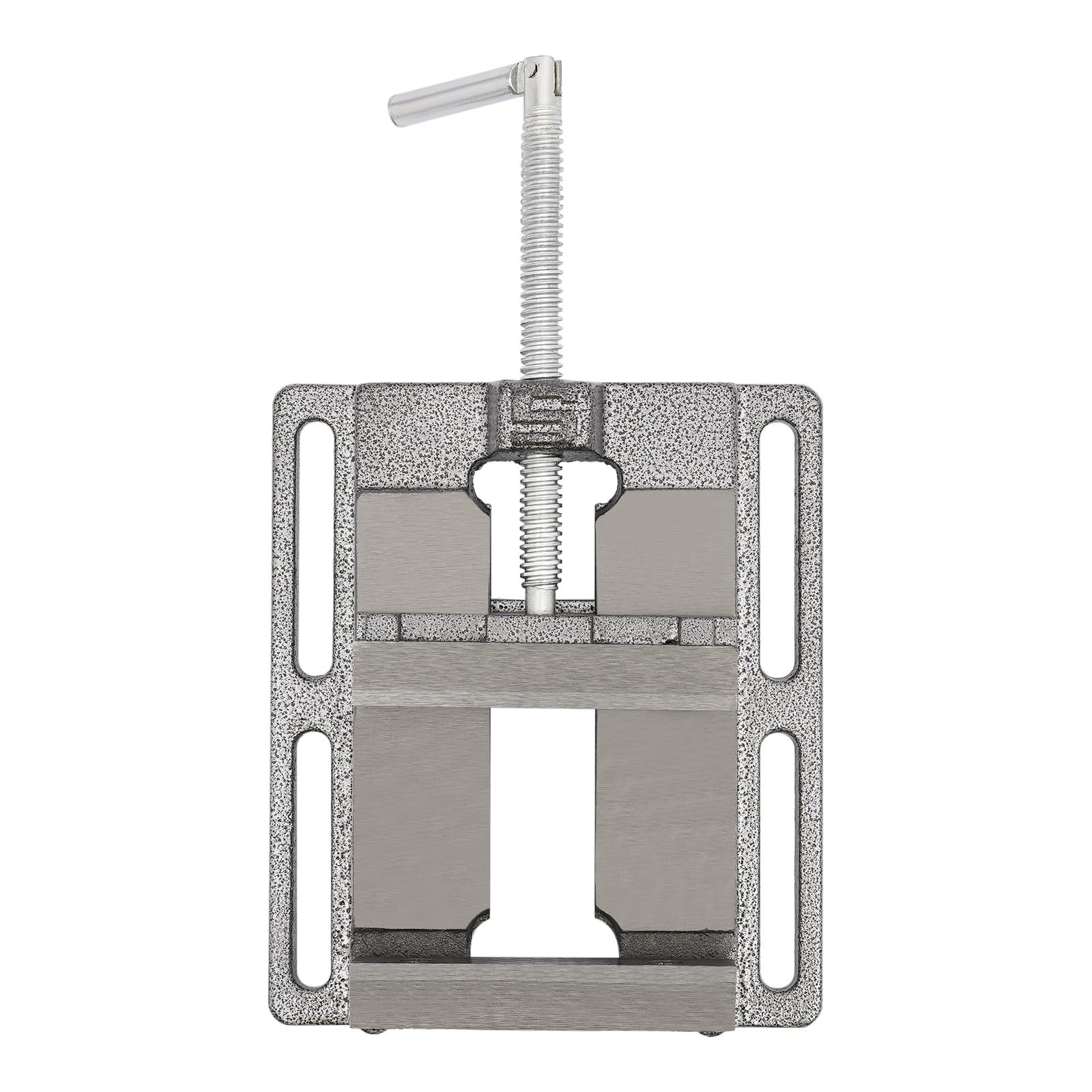 Schraubstock für Bohrmaschine,Maschinenschraubstock,Bohrmaschine Bohrschraubstock Standbohrmaschine Mechaniker Tischplatte Klemmpresse Verriegelung (Schwarz)