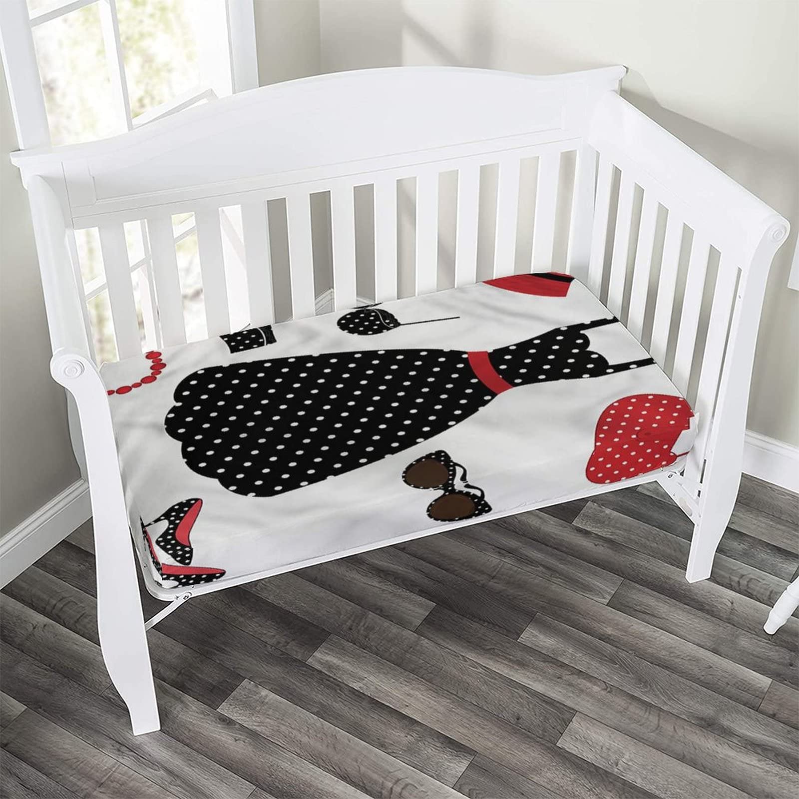 XISUNYA Decorative Crib Sheet,Christmas Microfiber Silky Soft Toddler...