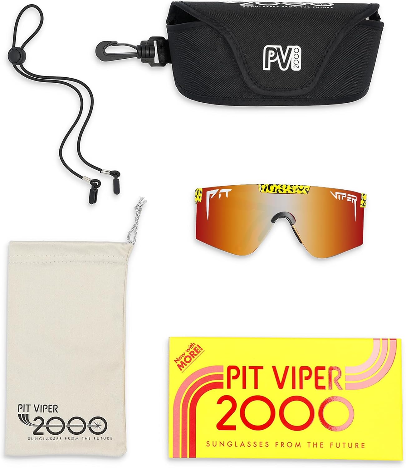 Pit Viper Sunglasses – Polarized, Non-Polarized & Z87 Options, Multiple Colors & Fits – Retro Styles