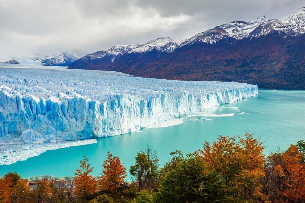 Perito Moreno Glacier Santa Cruz Province Argentina Photo Photograph Cool Wall Art Print Poster 36x24