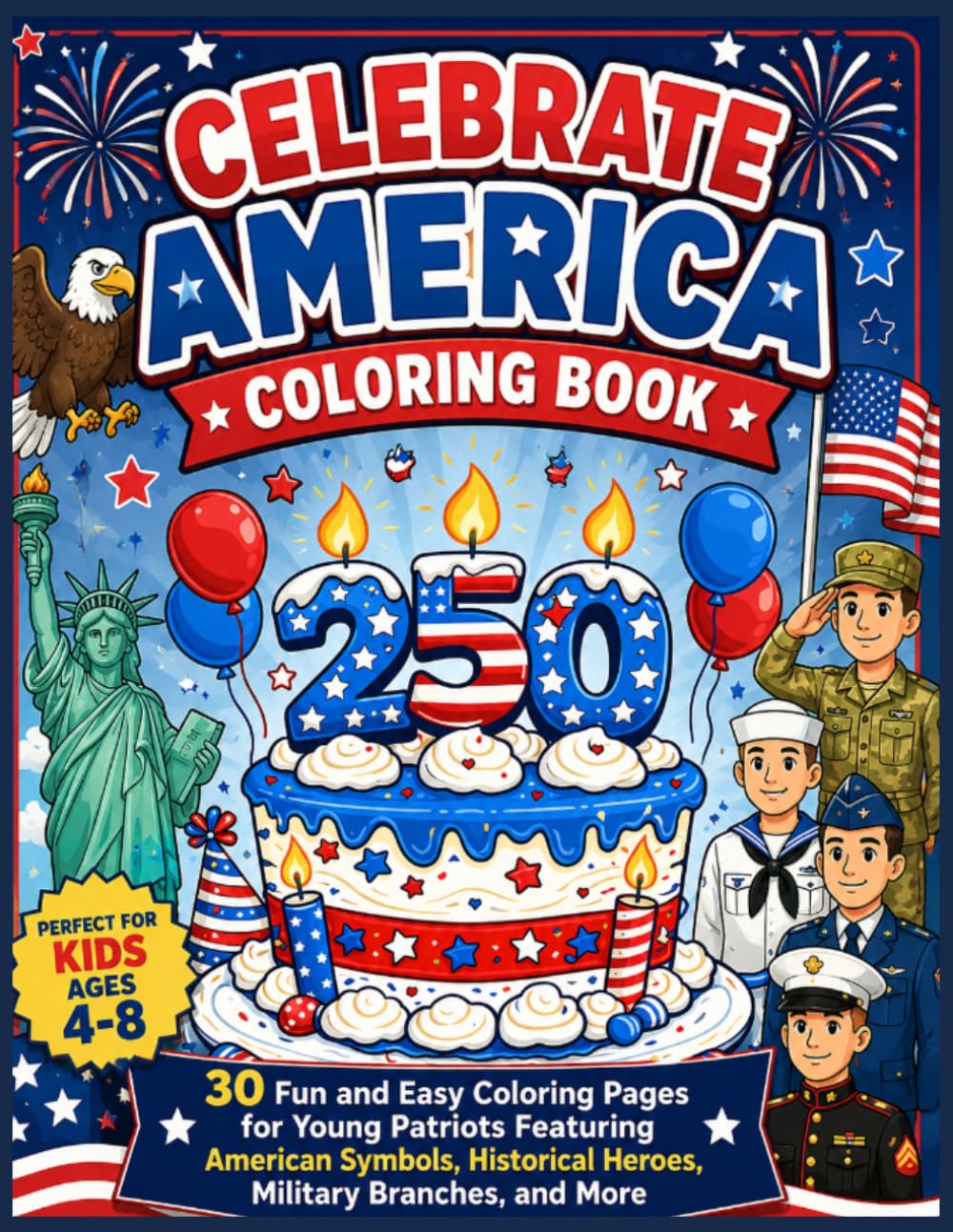 Celebrate America Coloring Book
