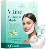 Plantifique Face Mask V-line Hyaluronic Face Mask Set of 5 Face Tape Double Chin Face Mask Vegan Masks Beauty Jawline Korean Beauty Chin Tighten