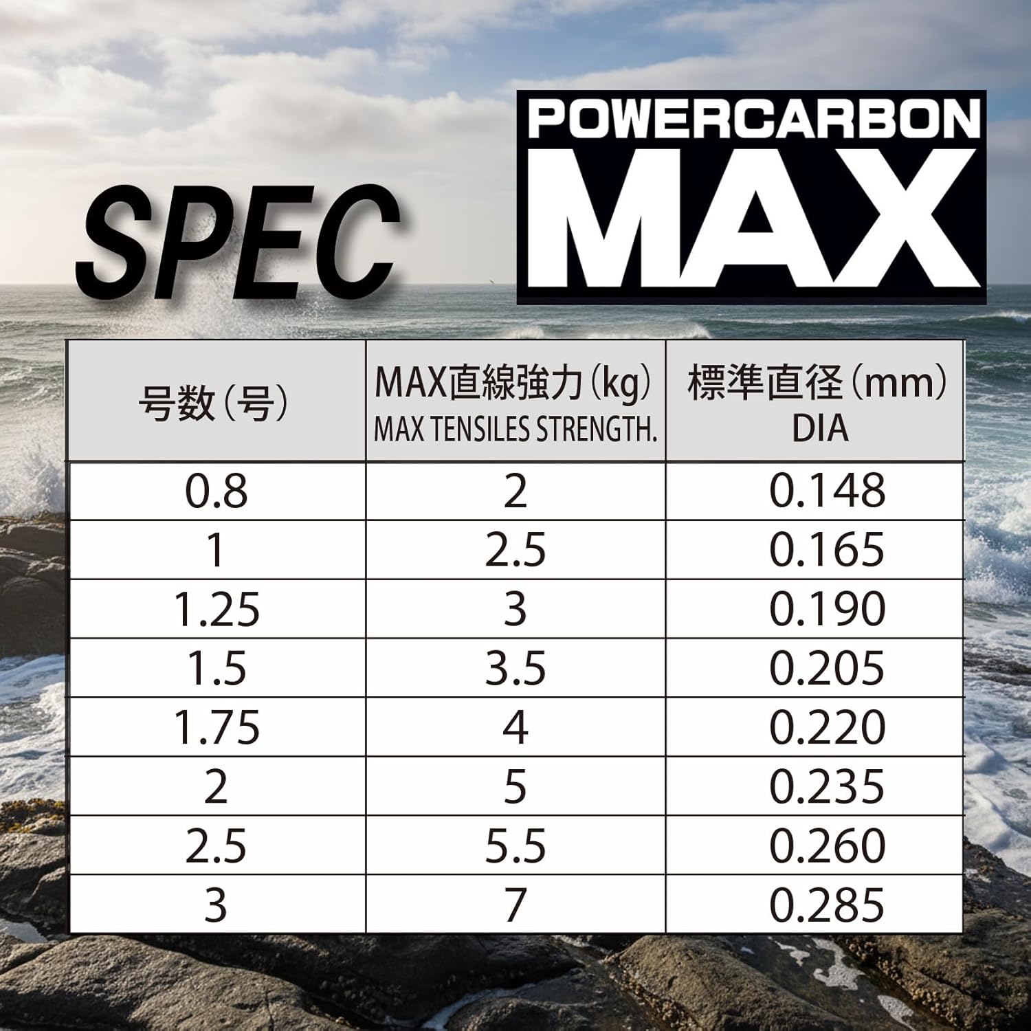 DUEL (デュエル) フロロライン 釣り糸 POWERCARBON MAX 【 ライン 釣りライン 釣具 高強度 高感度 】