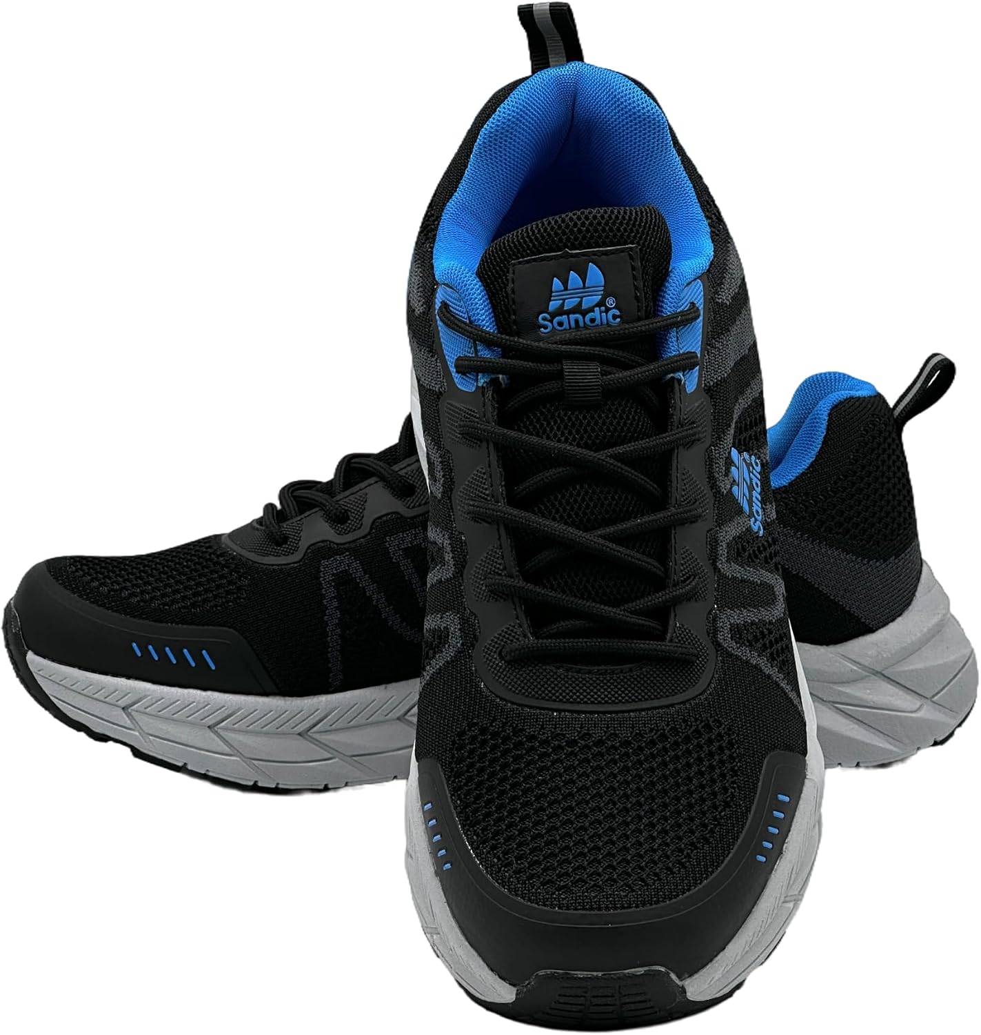 Women's Men's Lightweight Breathable Sports Shoes Running Shoes Trainers 36 EU Black Royal Blue