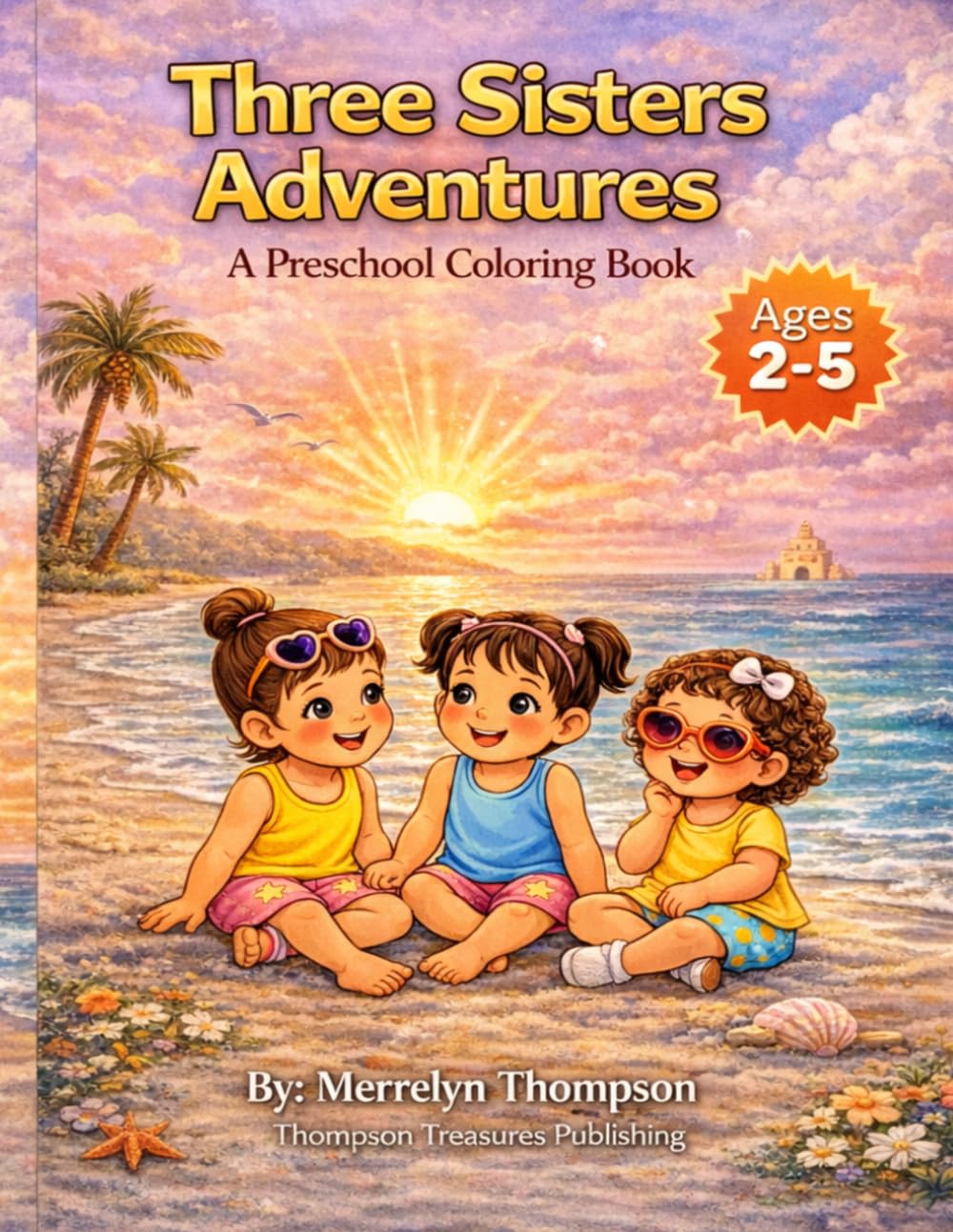 Three Sisters Adventures: A Preschool Coloring Book