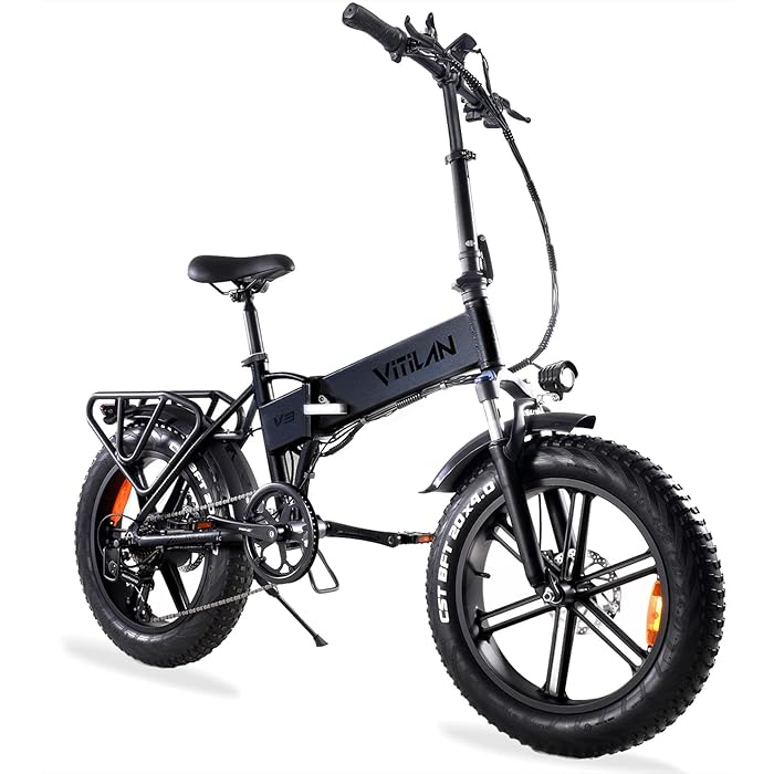 Buy VITILAN V3 Electric Bike for Adults 20 inch Folding Bikes 4.0 Fat
