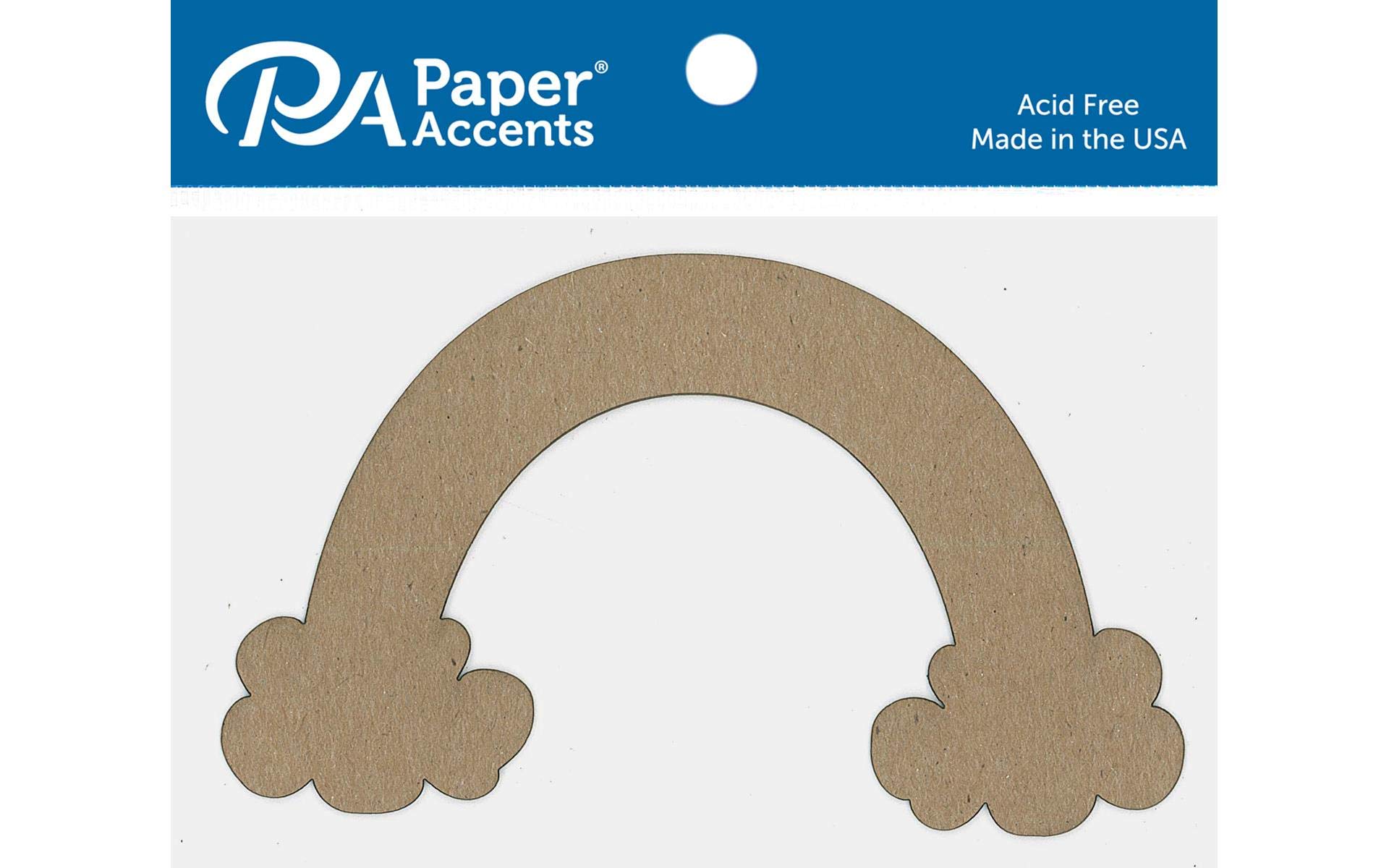 Chip Shape 6pc Rainbow Natural