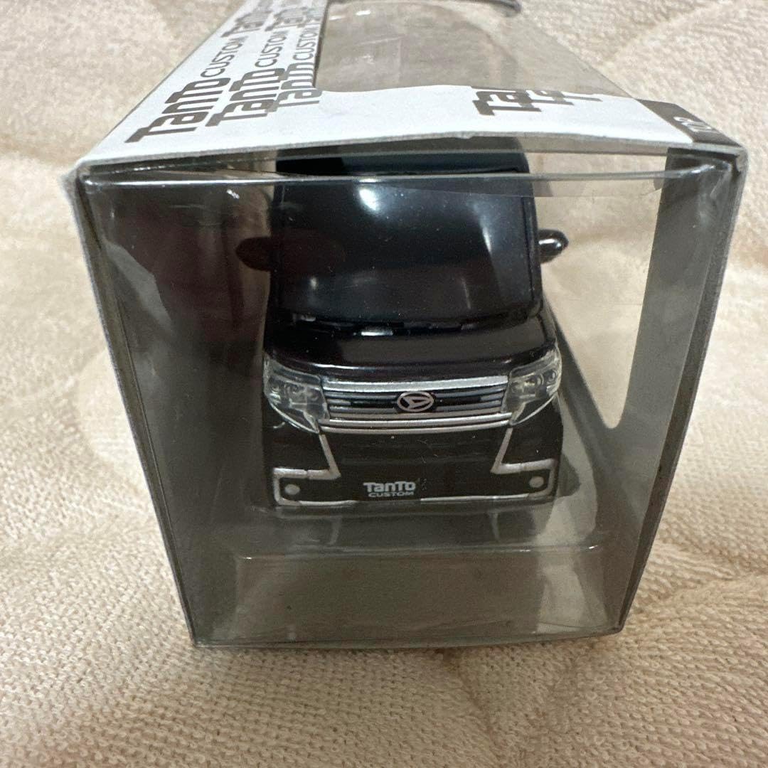 ダイハツ タントカスタム ミニカー プルバックカー 黒