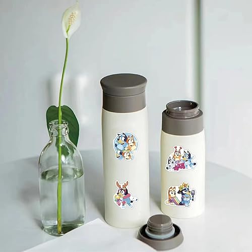 Miniatura 2 de 100 calcomanías de dibujos animados coloridos estéticos VSCO vinilo/PVC, impermeables para botella de agua, teléfono, funda, computadora portátil,