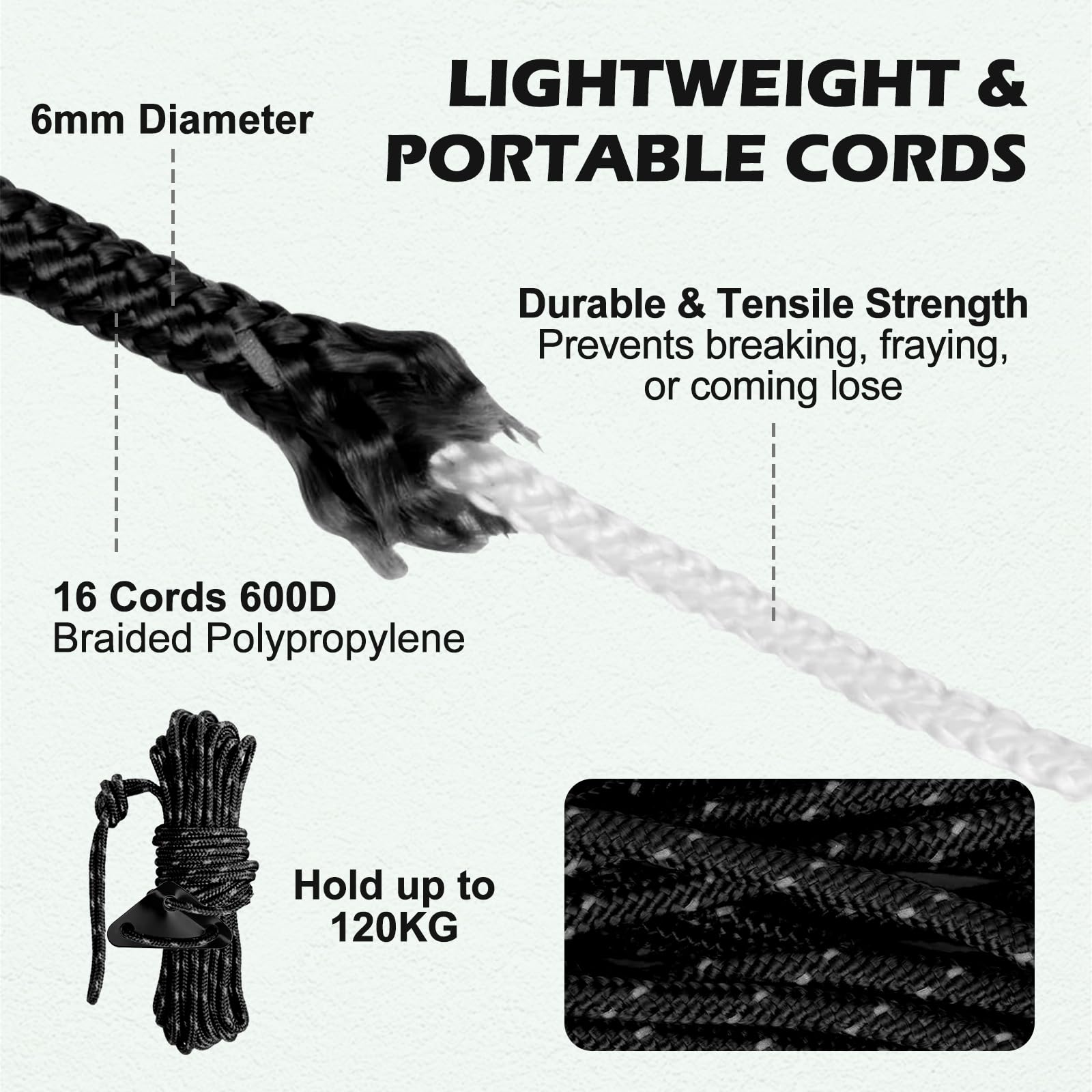 Juego de 3 anclajes de suelo de 18 pulgadas de largo con cable galvanizado de 1/8 pulgadas, tensores y mosquetones, anclajes de tierra resistentes para cobertizos, árboles, trampolín, invernadero,
