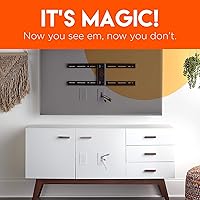 Vista 9 de ECHOGEAR Placa de cepillo de pared para ocultar hasta 8 cables de bajo voltaje, cepillos resistentes con diseño de captura de cables, paso de cable