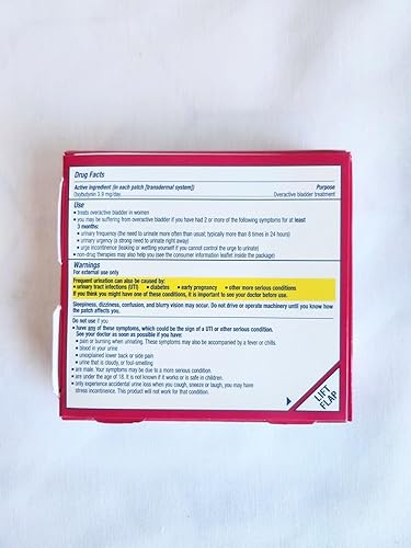 Miniatura 4 de Oxytrol Para mujeres (8 parches = suministro de 32 días) (paquete de 2)