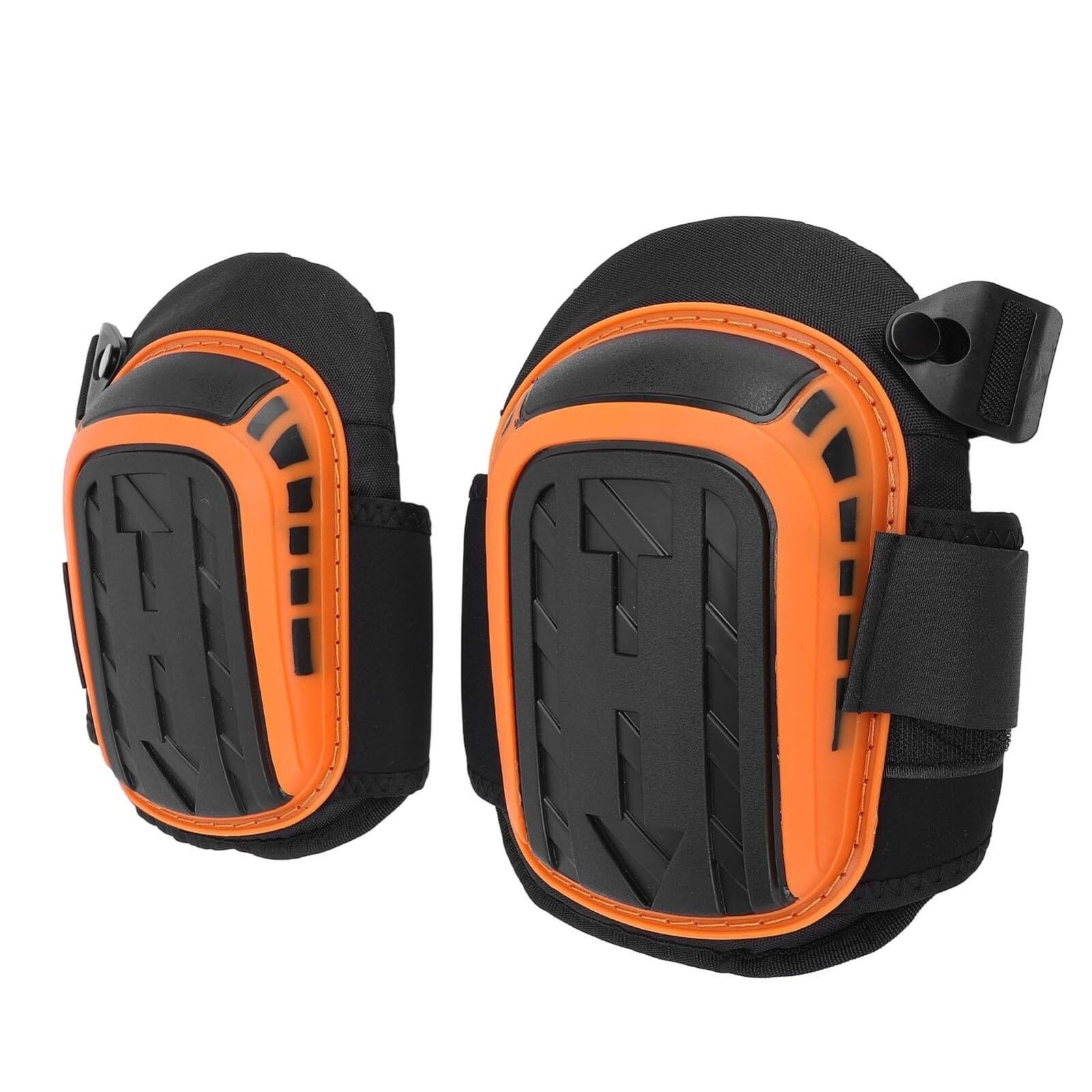 RUVOO Ginocchiere Palestra Ginocchiere da Lavoro in Schiuma Spessa con Guscio Rigido e Fascia Elastica per lavori a Pavimento e Giardinaggio Ginocchiera Sportiva
