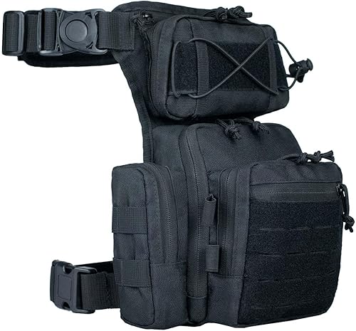 Bolsa táctica de pierna caída para hombres, mochila para muslo, bolsa militar de caza al aire libre, bolsa de motocicleta, herramientas de trabajo,