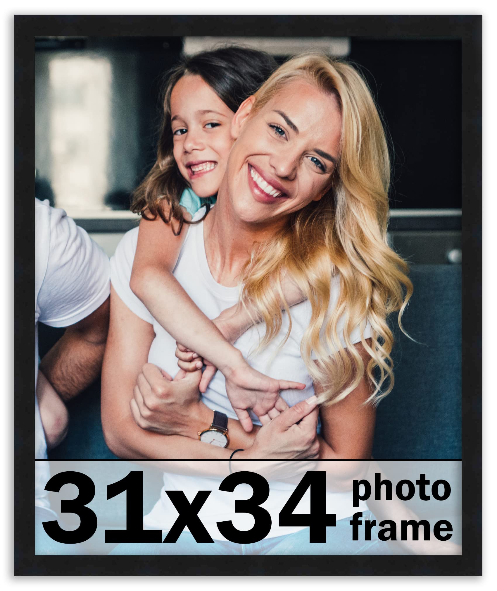 31x34 Frame Black Picture Frame 