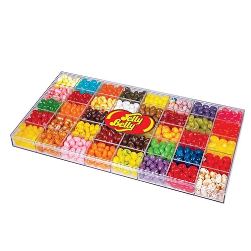 Jelly Belly Caja de regalo transparente de 40 sabores auténtica oficial directamente de la fuente