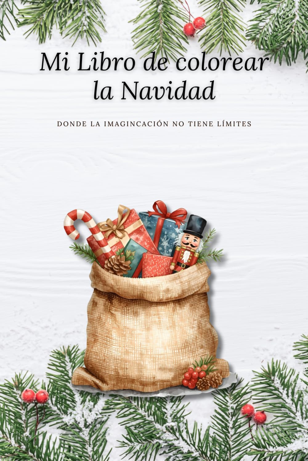 “Navidad para Colorear | Volumen 2: 25 Dibujos Kawaii para Niños”: “Pingüinos, renos, duendes, ositos y escenas navideñas adorables y fáciles de colorear”
