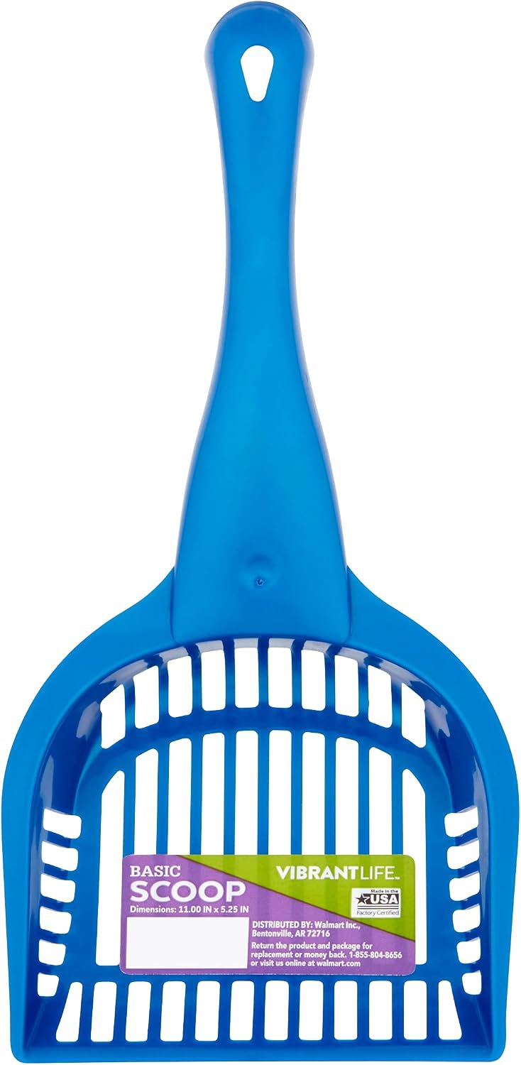 Vibrant Life Basic Cat Litter Scoops, Blue