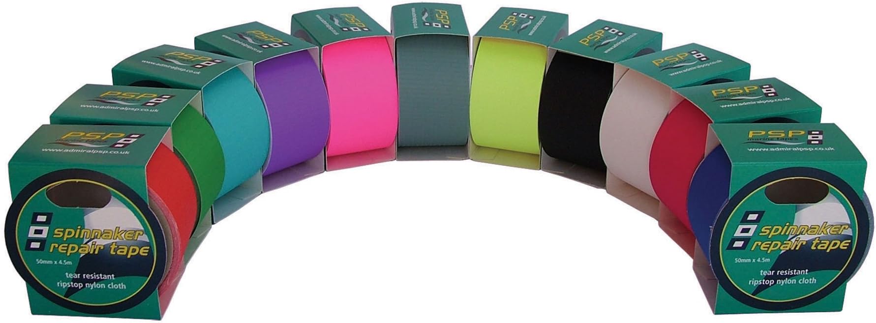 PSP 25m Roll Spinnaker Repair Tape 50mm x 25m Green