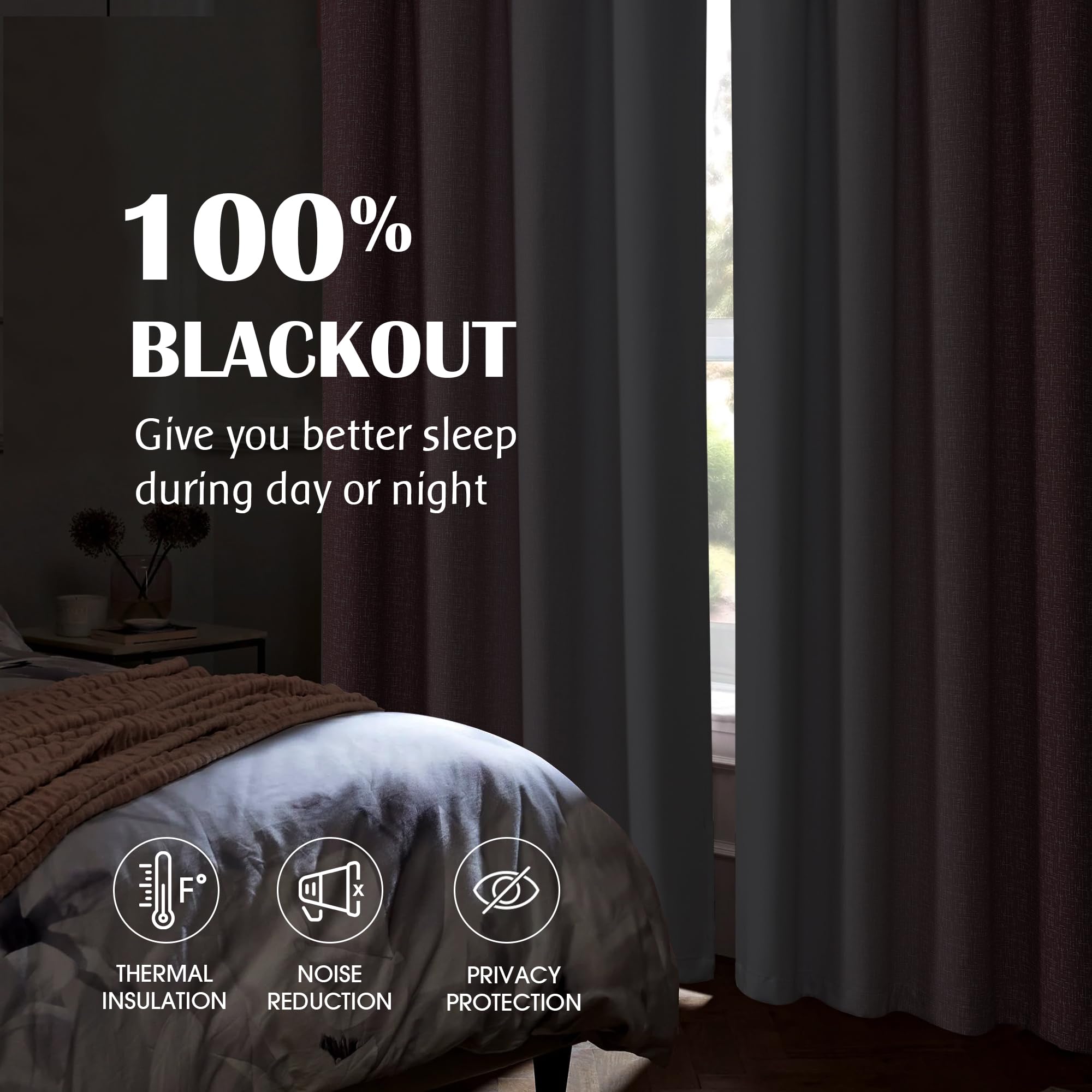 Geomoroccan Ombre 100% Blackout Curtains 63 Inch Length 2 Panels for Nursery Bedroom Pink White Gradient Patterned Room Darkening Noise Reducing Rod Pocket Window Treatment Drapes - Image 2