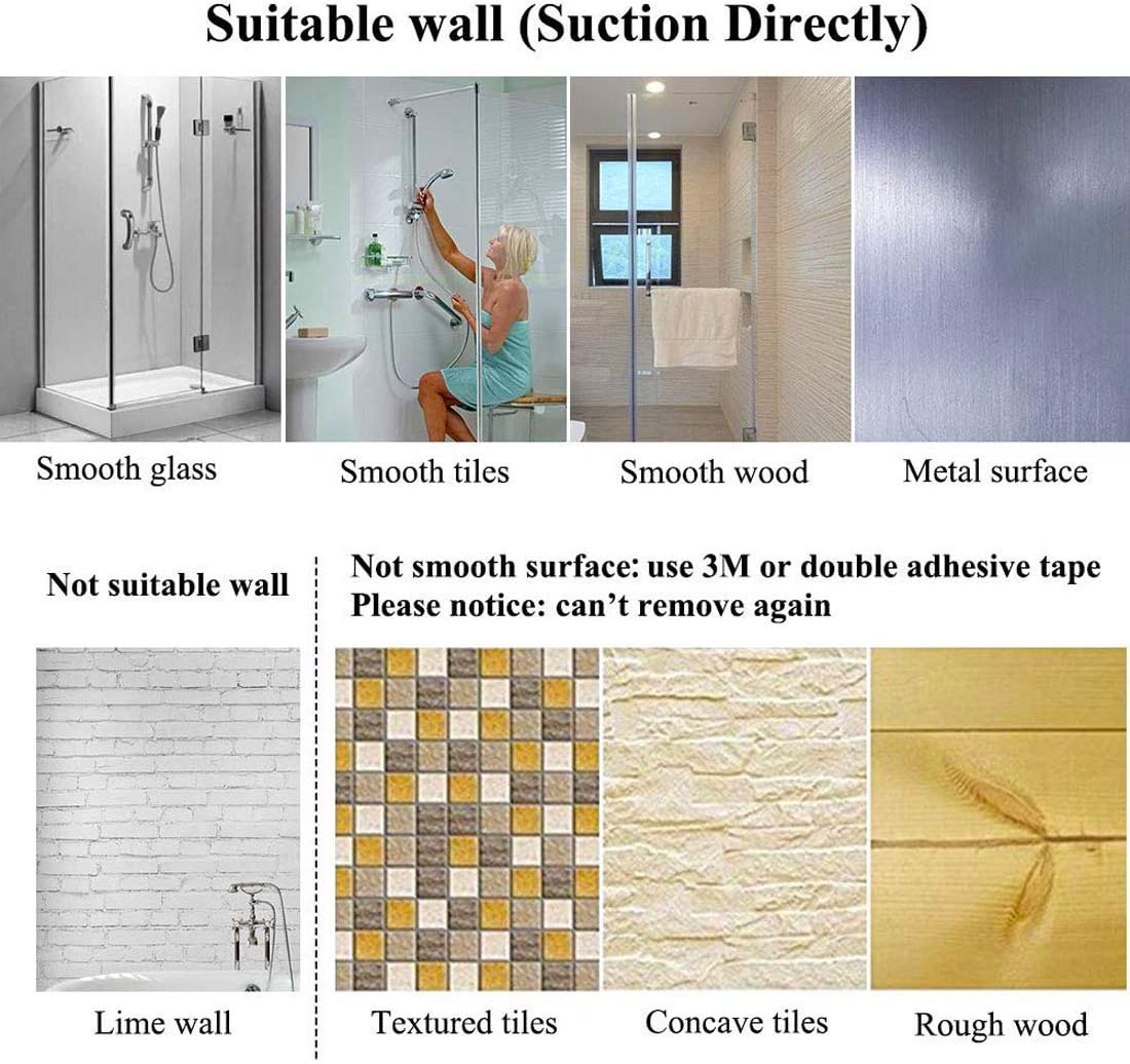 JiePai Suction Cup Towel Bar 16 Inch,Removable Vacuum Suction Towel Holder Suction Towel Rack for Bathroom Kitchen - Image 7