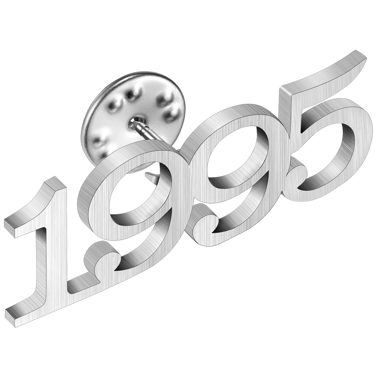 AMITER Birth Year Lapel Pin, 1970-2025 Enamel Brooch Pins Tie Tacks for Men &amp; Women Birthday, Graduation, Anniversary
