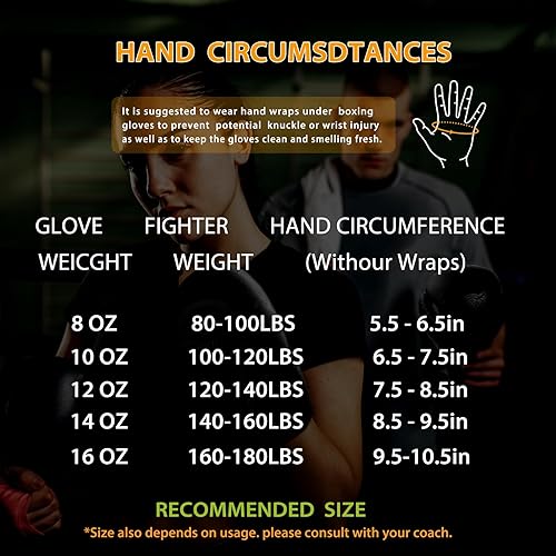 Miniatura 7 de Dripex Guantes de boxeo para hombres, mujeres y jóvenes, guantes de entrenamiento de boxeo  para entrenamiento de bolsas pesadas, Muay Thai,