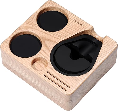 Miniatura 2 de Normcore Estación de amortiguación de espresso para 2.126 in 2.283 in Accesorios para máquina de expreso, soporte de portafiltros de alfombrilla de