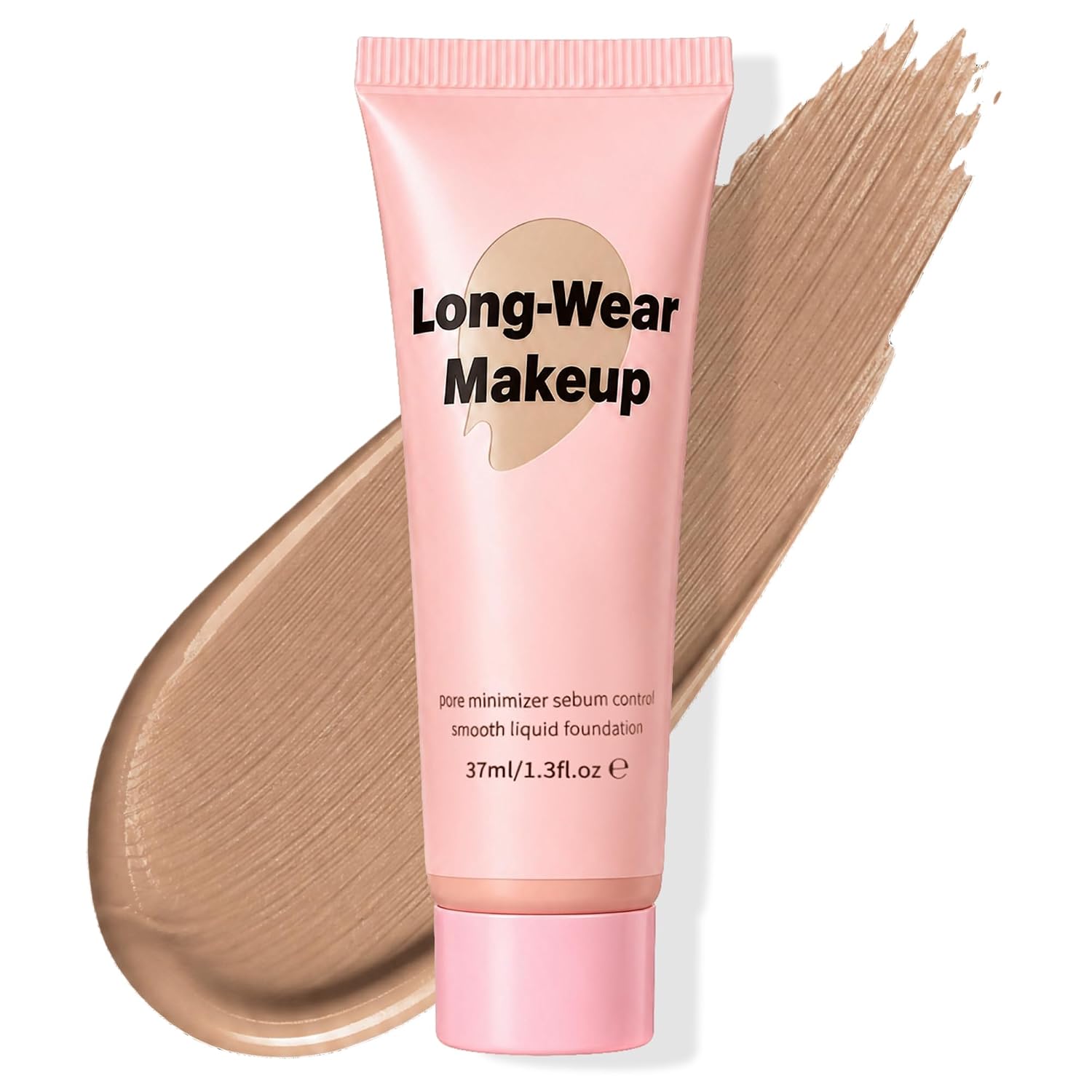 Foundation for Oily Skin Blurring Lightweight Smooth Face Makeup, 1.3oz