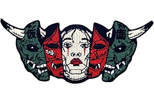 Uzumaki Patch - Hannya Oni Mask The True Face Embroidered Patch