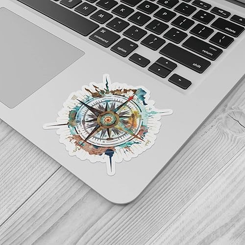 Miniatura 8 de Adhesivo de vinilo impermeable con texto en inglés "Not All Those Who Wander are Lost" Travel Earth - Protector de parachoques para automóvil,