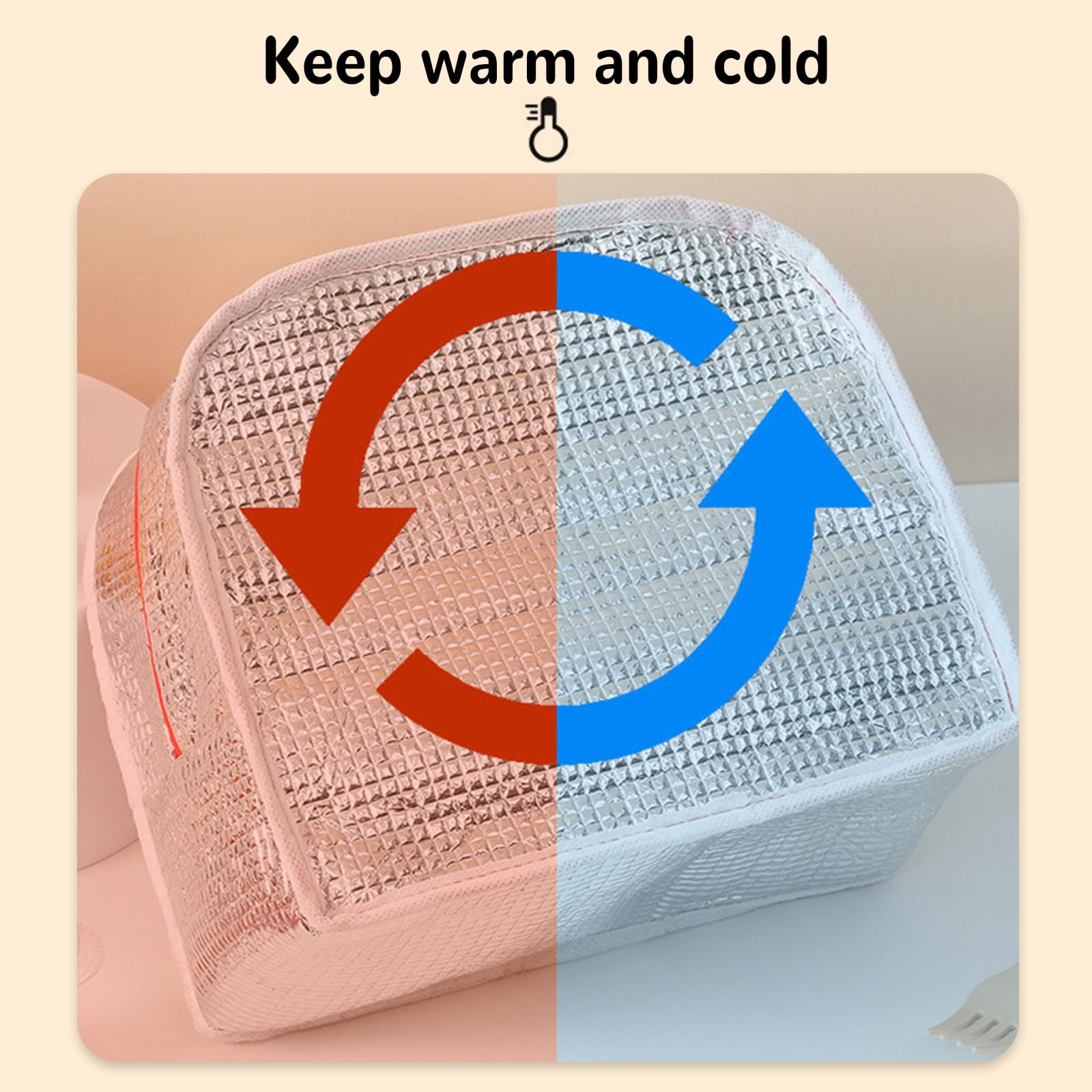 Ruucy Sac Isotherme Repas, 12L Épaissir Sac Repas Isotherme Étanches, Sac Lunch Box Antifouling