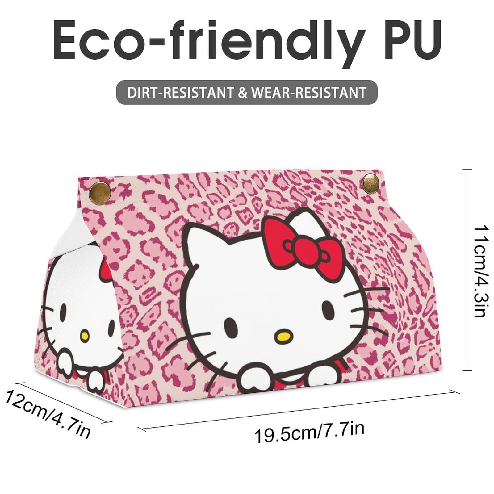 Amazon｜ティッシュケース ハローキティ ピンクのヒョウ柄 おしゃれ PU