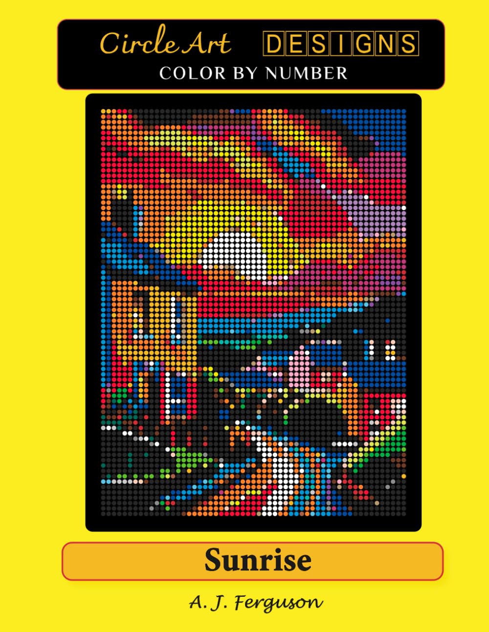 Sunrise Color by Number book - Premium paper