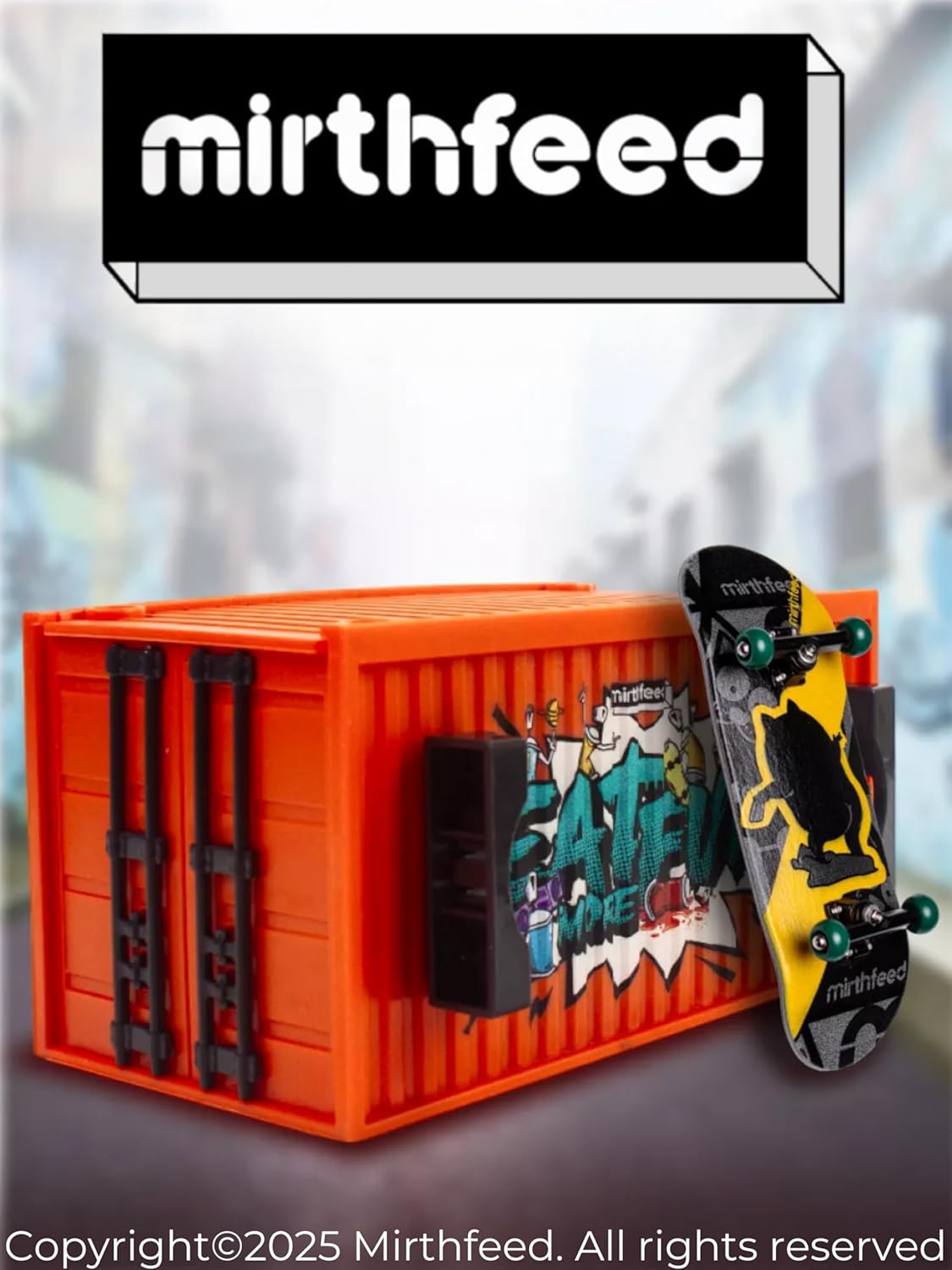 32mm Pro Fingerboard Complete Set | Bearing Wheels | 5 Ply Maple Deck | Anti Skid Grip Tape | Complimentary Tool | Concave Shape