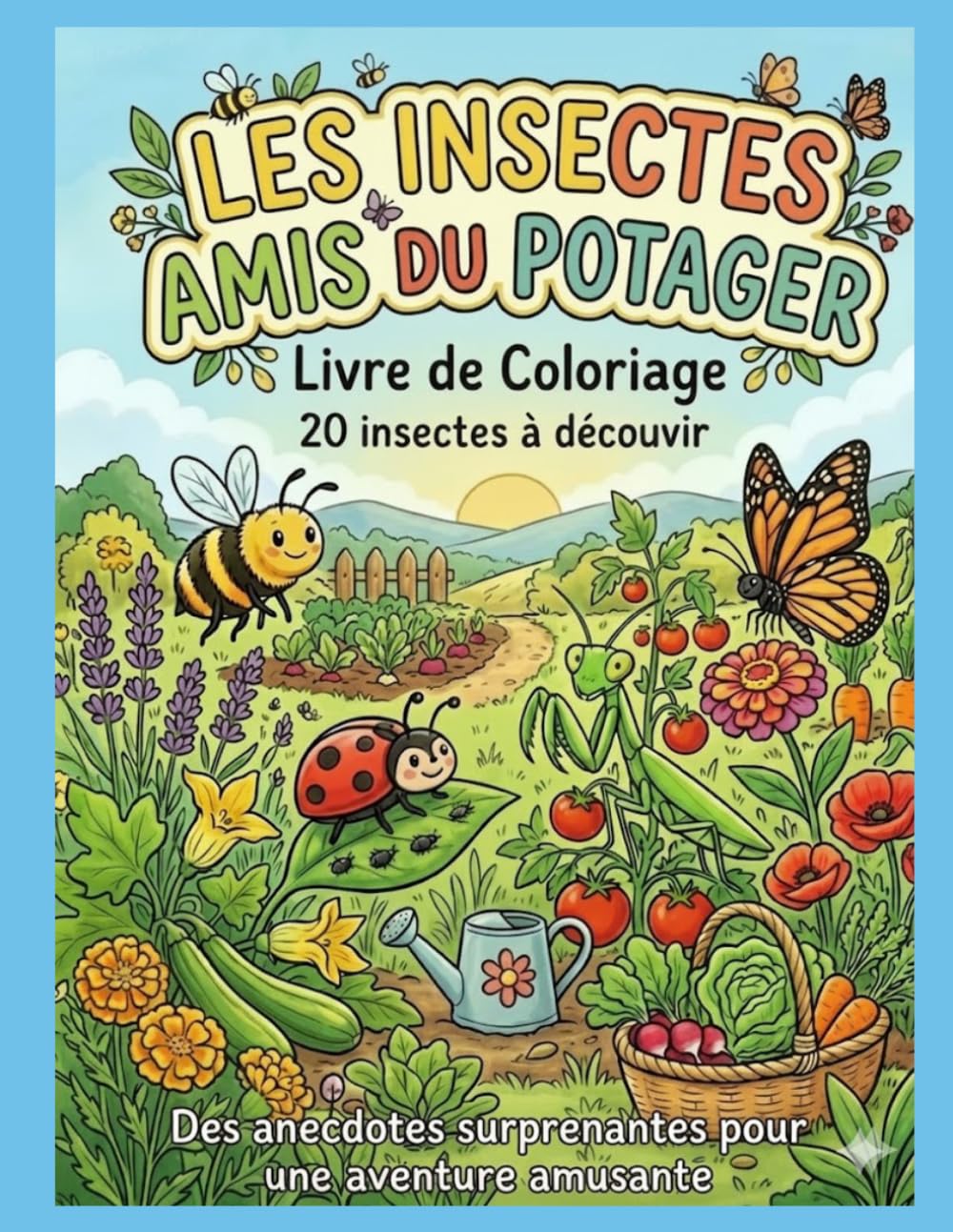 Les insectes amis du potager: 20 insectes découvrir (Mission Potager : À la découverte des trésors cachés de la terre !)