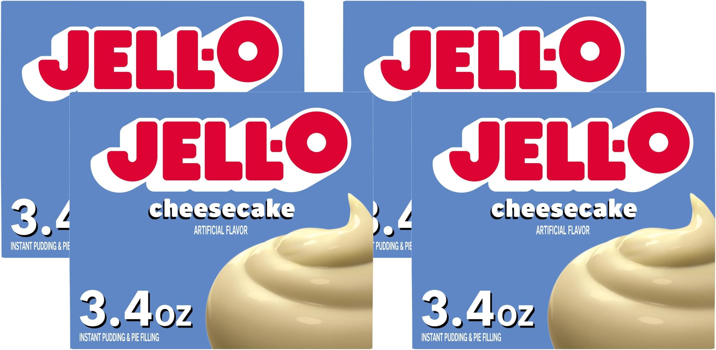 Cheesecake Instant Pudding & Pie Filling Mix (3.4 oz Box) (Pack of 4)