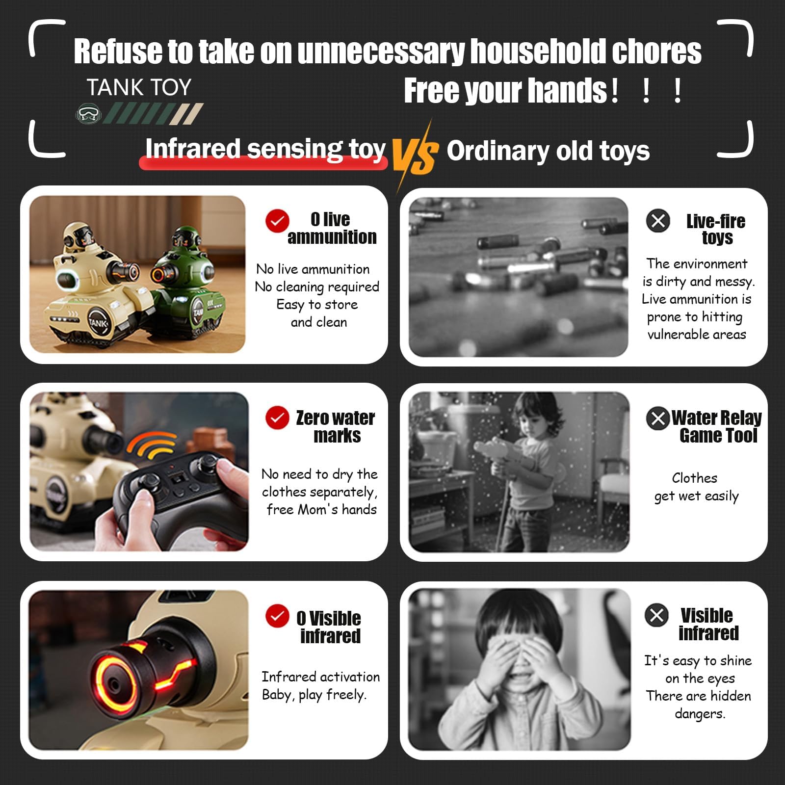 2 Piezas Control Remoto Combate Auto,2,4 GHz RC Batalla Vehículo -Citerna,360° Rotación Control Remoto Deriva Juguete,Catapulta Muñeca Tanks für 6+ Jahre Niños/Niñas (versión básica)