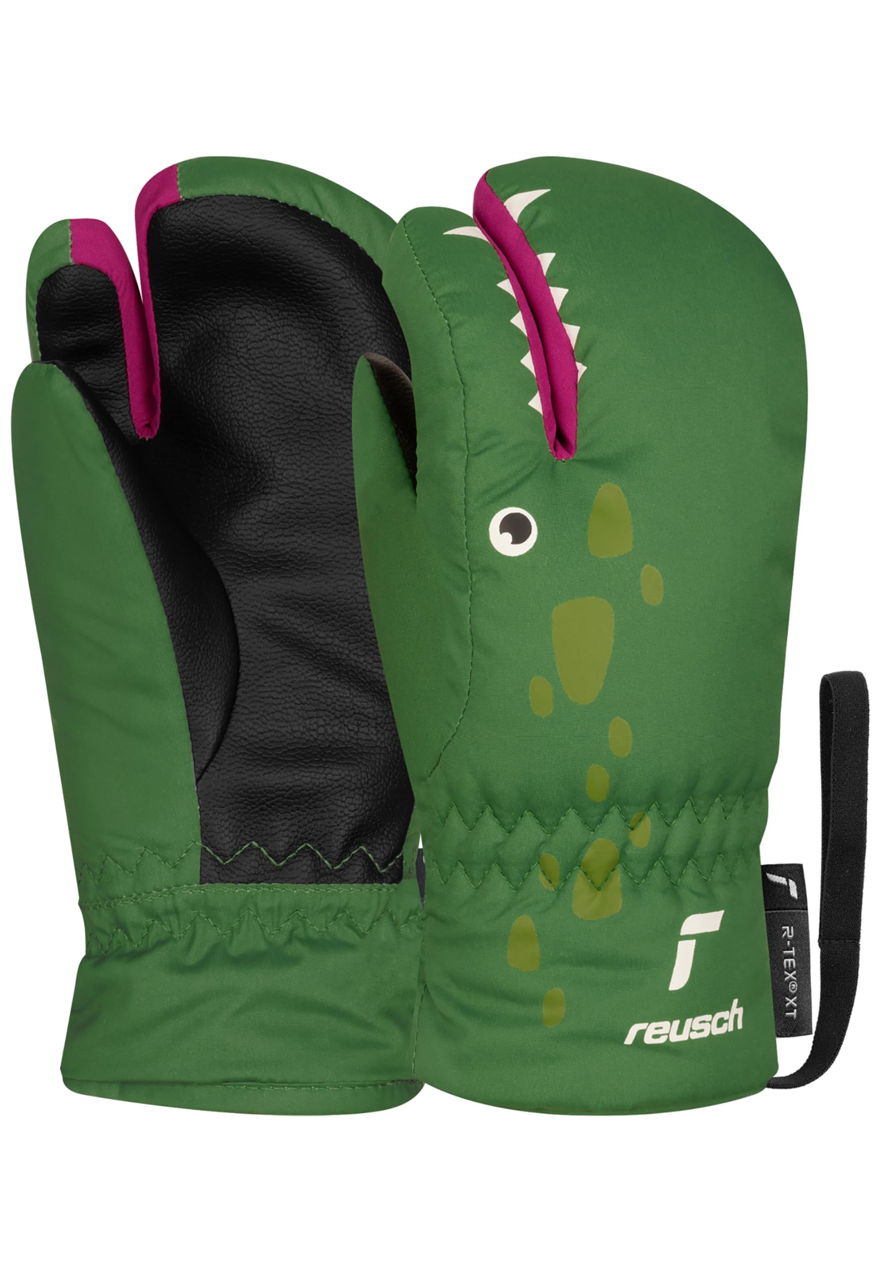 Reusch Peggy R-TEX XT Lobster warme, wasserdichte, Winddichte und atmungsaktive 3-Fingerhandschuhe Winterhandschuhe Kinder Babys Kleinkinder Mädchen Jungen
