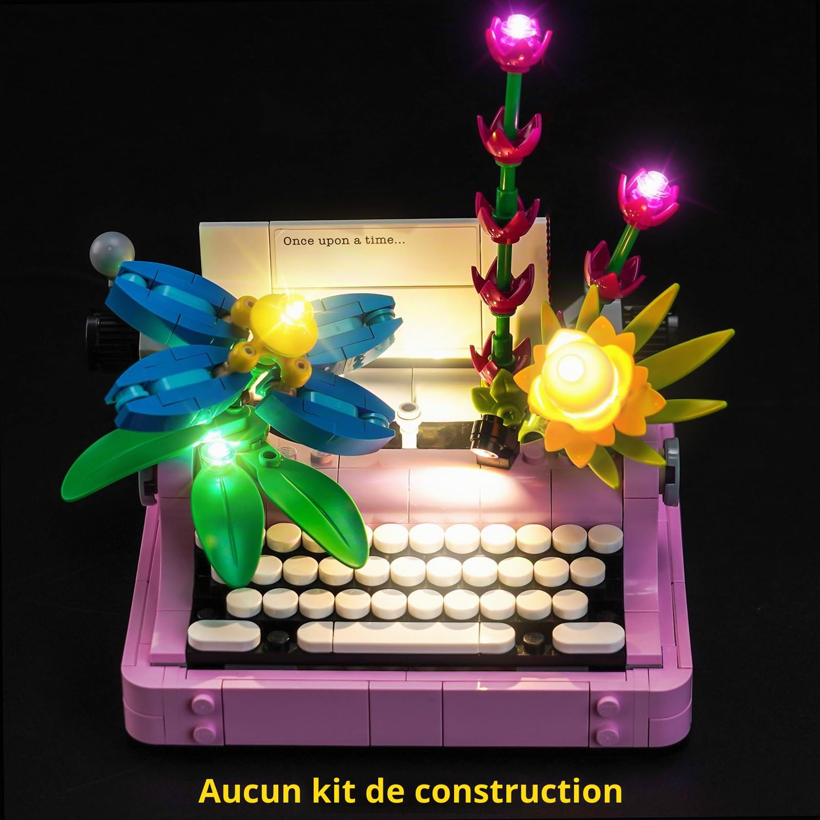 Kit d'éclairage LED compatible avec les écrivains Lego avec fleurs 31169, kit d'éclairage décoratif compatible avec les écrivains Lego avec fleurs de BrickBling