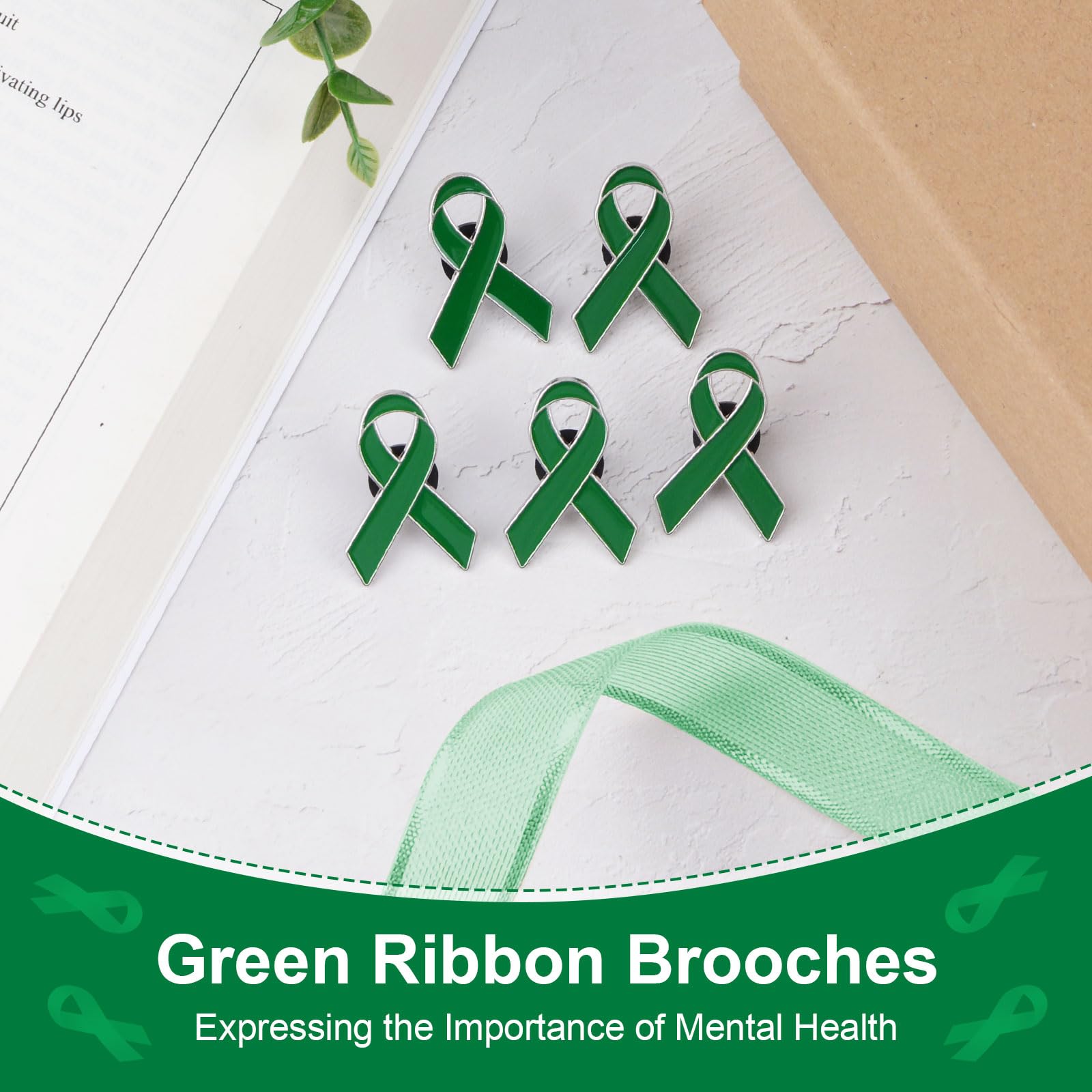 Broches Ruban Rose Pour Sensibilisation Au Cancer Du Sein - Lot De 10, En Métal Avec Diamants, Pour Collectes De Fonds