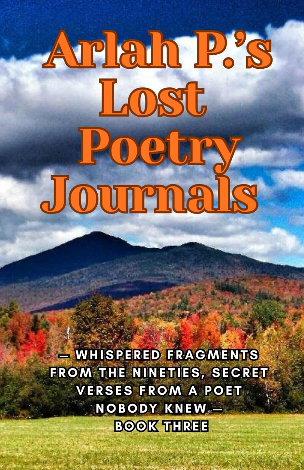 Arlah P.'s Lost Poetry Journals - Whispered Fragments from the Nineties, Secret Verses from a Poet Nobody Knew - Book Three