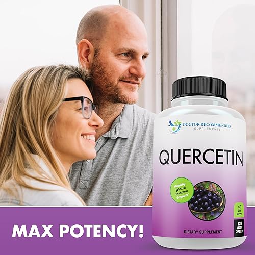 Miniatura 4 de Quercetina 1000 mg por porción  Suplemento vitamínico para apoyar la salud cardiovascular, respuesta inmune y antiinflamatorio, (vegano  sin OMG)