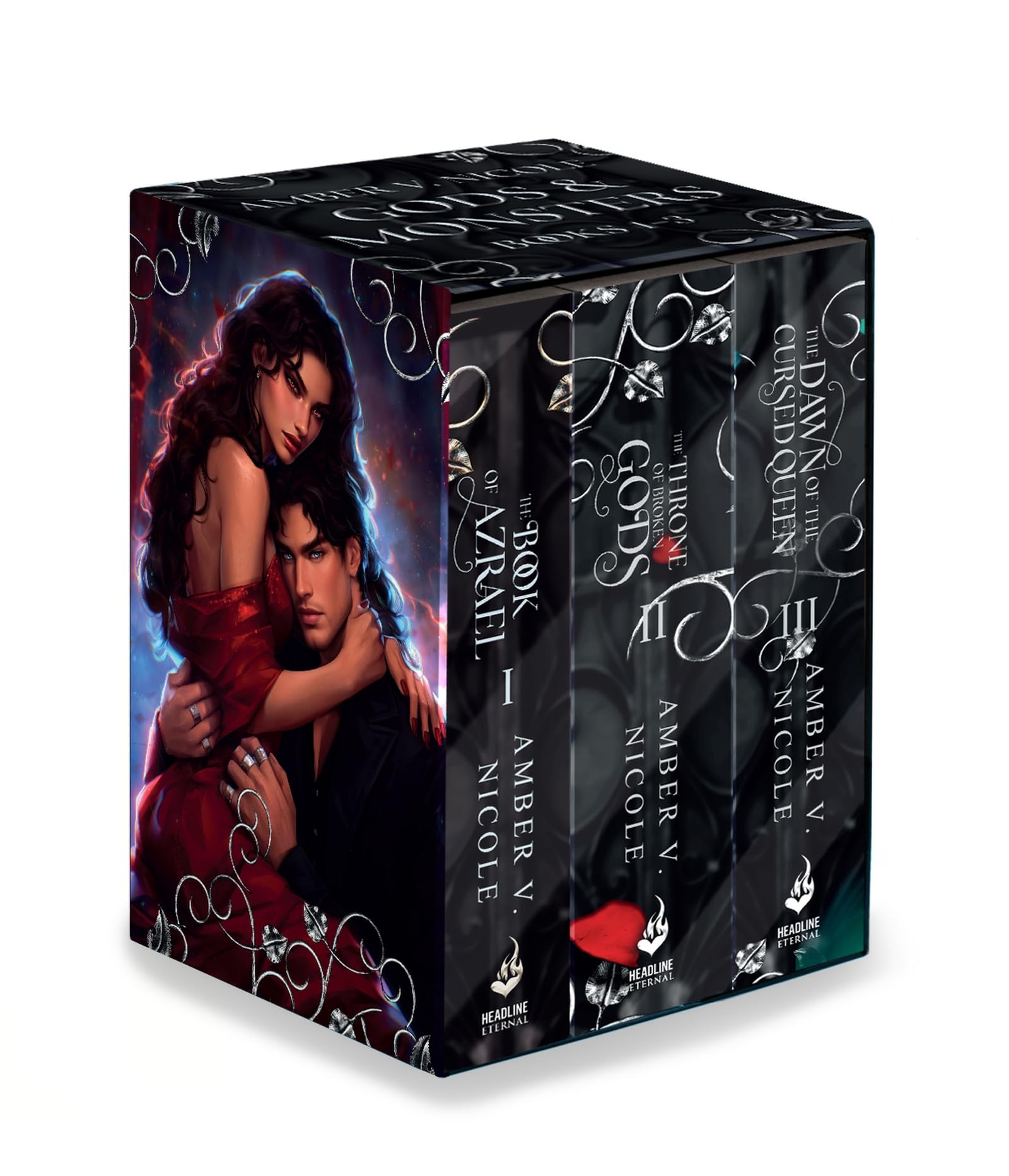 Gods & Monsters series box set by Amber V. Nicole (Books 1-3): Discover the incredible dark romantasy sensation in this new box set!